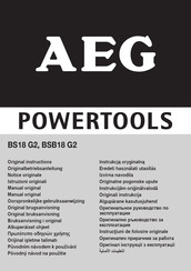 AEG BS18 G2 Instructions Manual