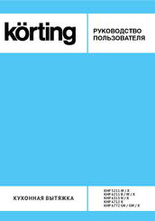 KORTING KHP 5211 X User Instructions