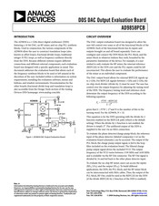 Analog Devices AD9858PCB Manual