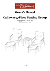 Backyard Creations 272-2194 Owner's Manual