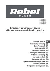 Rebel RB-4003 Owner's Manual