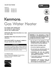 Kenmore 153.556400 Use & Care Manual
