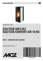 MCZ EGO/STAR AIR 8 M3 Installation Manual