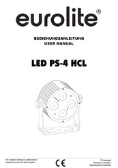 EuroLite LED PS-4 HCL User Manual