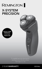 Remington X-SYSTEM PRECISION R3151AU Use & Care Manual