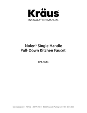 Kraus Nolen KPF-1673 Installation Manual