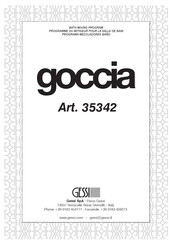 Gessi goccia 35342 Bath Mixing Program