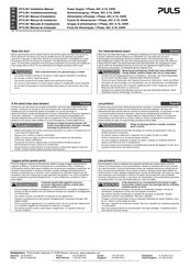 Puls DIMENSION CP10.361 Instruction Manual