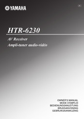 Yamaha HTR-6230 Owner's Manual