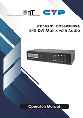 CYP CMSI-8D8DSA Operation Manual