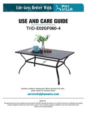 Phi Villa THD-E02GF060-4 Use And Care Manual