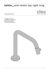 Clou Kaldur CL/06.05.003.29.R Installation Instructions Manual
