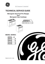 GE ZGU36 H Series Technical Service Manual