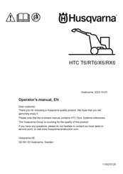 Husqvarna HTC X6 Operator's Manual