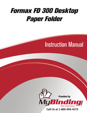 MyBinding Formax FD 300 Instruction Manual