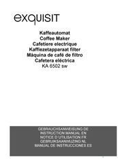 Exquisit KA 6502 sw Instruction Manual