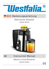 Westfalia 85 62 61 Instructions Manual