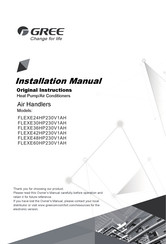Gree FLEXE42HP230V1AH Installation Manual