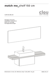 Clou match me CL/07.56.004.50 Installation Instructions Manual