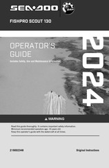 SeaDoo FISHPRO SCOUT 130 2024 Operator's Manual
