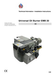 Kroll EMB 20 Installation Instructions Manual