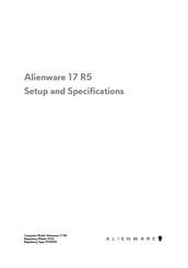 Alienware 17 R5 Setup And Specifications