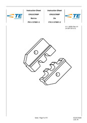 TE Connectivity ERGOCRIMP 0-1579001-3 Instruction Sheet