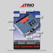 Trio MC403 Quick Connection Manual