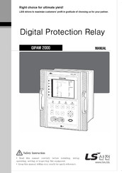 LSIS GIPAM 2000 Manual