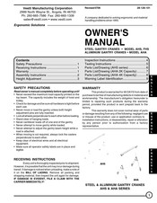 Vestil AHS Owner's Manual