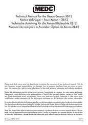 MEDC XB12 Technical Manual