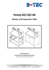 B-TEC Painty-03 Operating Manual