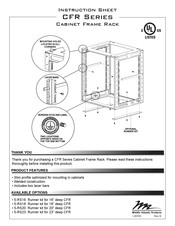 Middle Atlantic Products CFR Series Instruction Sheet