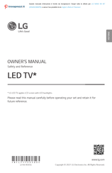 LG 65NANO886PB Owner's Manual