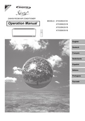 Daikin ATXS50K3V1B Operation Manual
