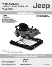 Delta Children Jeep WRANGLER 22508 Instruction Manual