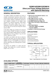 SG Micro SGM814 Instruction Manual