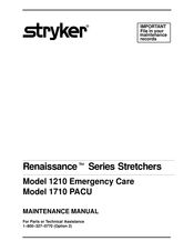 Stryker Renaissance 1710 Maintenance Manual