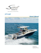 Scout Boats 277 LXF Owner's Manual