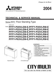 Mitsubishi Electric CITY MULTI PFFY-P63VLEM-E Technical & Service Manual