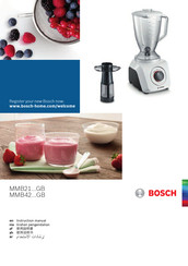 Bosch MMB42 GB Series Instruction Manual