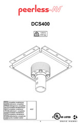 peerless-AV DCS400 Quick Start Manual