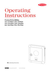 Fronius Primo GEN24 5.0 Plus Operating Instructions Manual