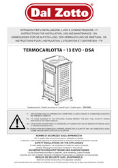 Nordica TERMOCARLOTTA-13 EVO-DSA Instructions For Installation, Use And Maintenance Manual
