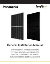 Panasonic EVERVOLT EVPV360K General Installation Manual