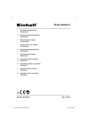 EINHELL 40.104.70 Operating Instructions Manual