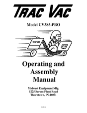 Trac Vac CV385-PRO Operating And Assembly Manual