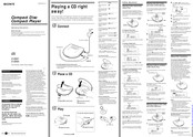 Sony D-E561 Primary Operating Instructions
