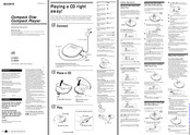 Sony D-E565 - Compact Disc Player Operating Instructions