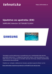 Samsung UE75BU8072UXXH User Manual